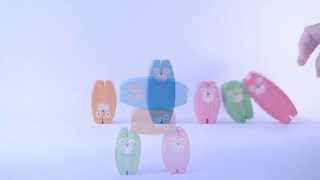 ころがる積木 すぎぽっくる(JLWの木のおもちゃ)