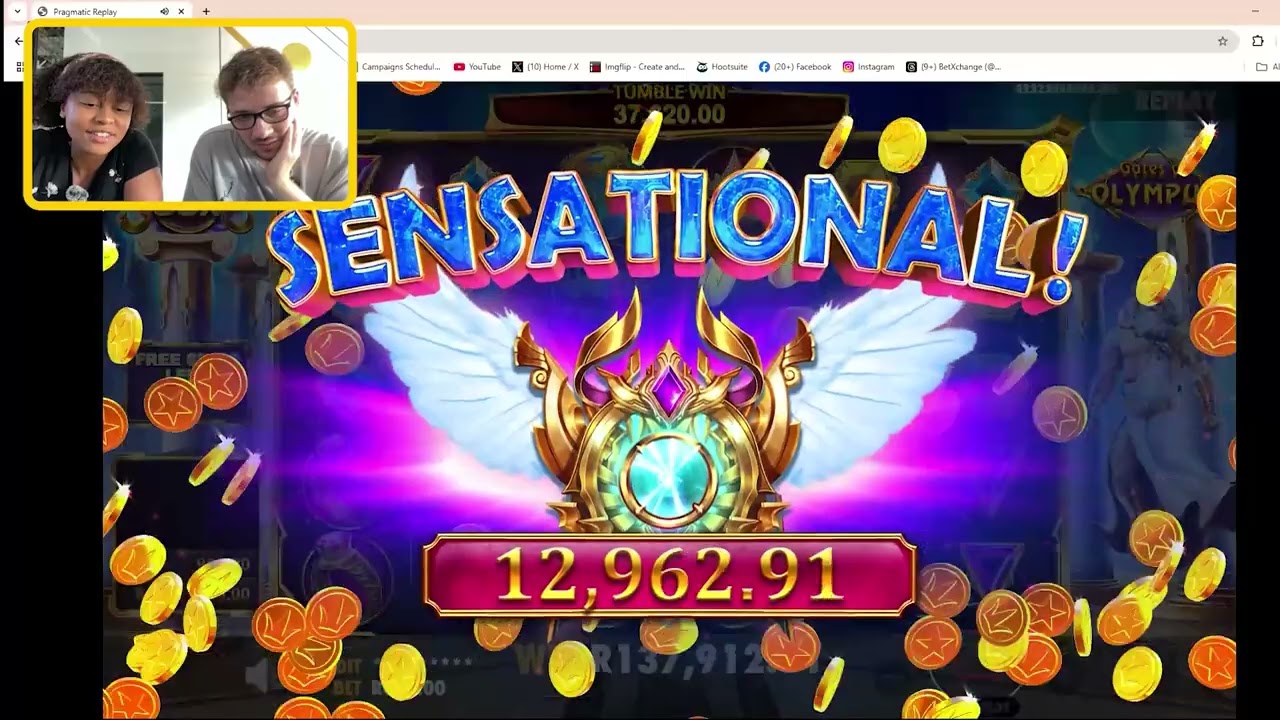 ⚡️Zeus delivers big wins! ⚡️We react to this lucky winner striking gold on Gates of Olympus. 💰🔥