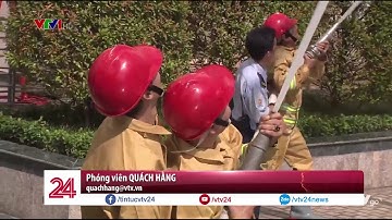 Diễn tập cứu nạn khi cháy với quy mô lớn tại chung cư cao tầng  - Tin Tức VTV24