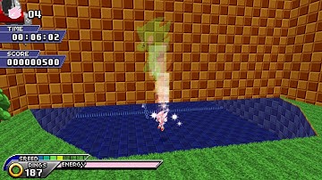 [TAS] SRB2 - Green Paradise Zone 1 w/ XMomentum Hyper Modern Sonic - 00:07.68