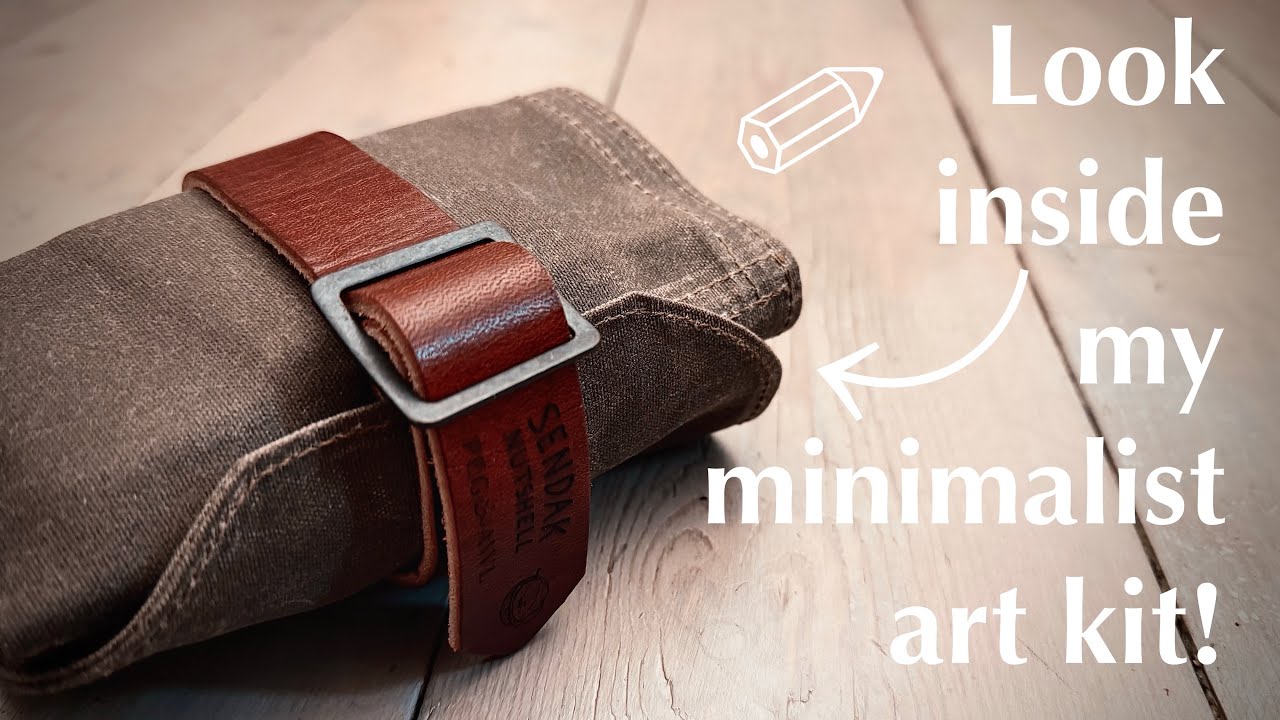 My tiny travel art kit! 🌰 The Sendak Nutshell