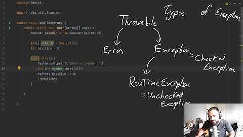 Types of Exception & checked and unchecked exceptions 60