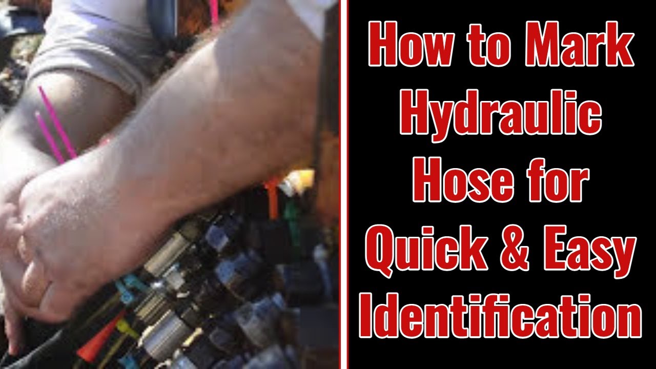 How to Mark Hydraulic Hose for Quick and Easy Identification YouTube