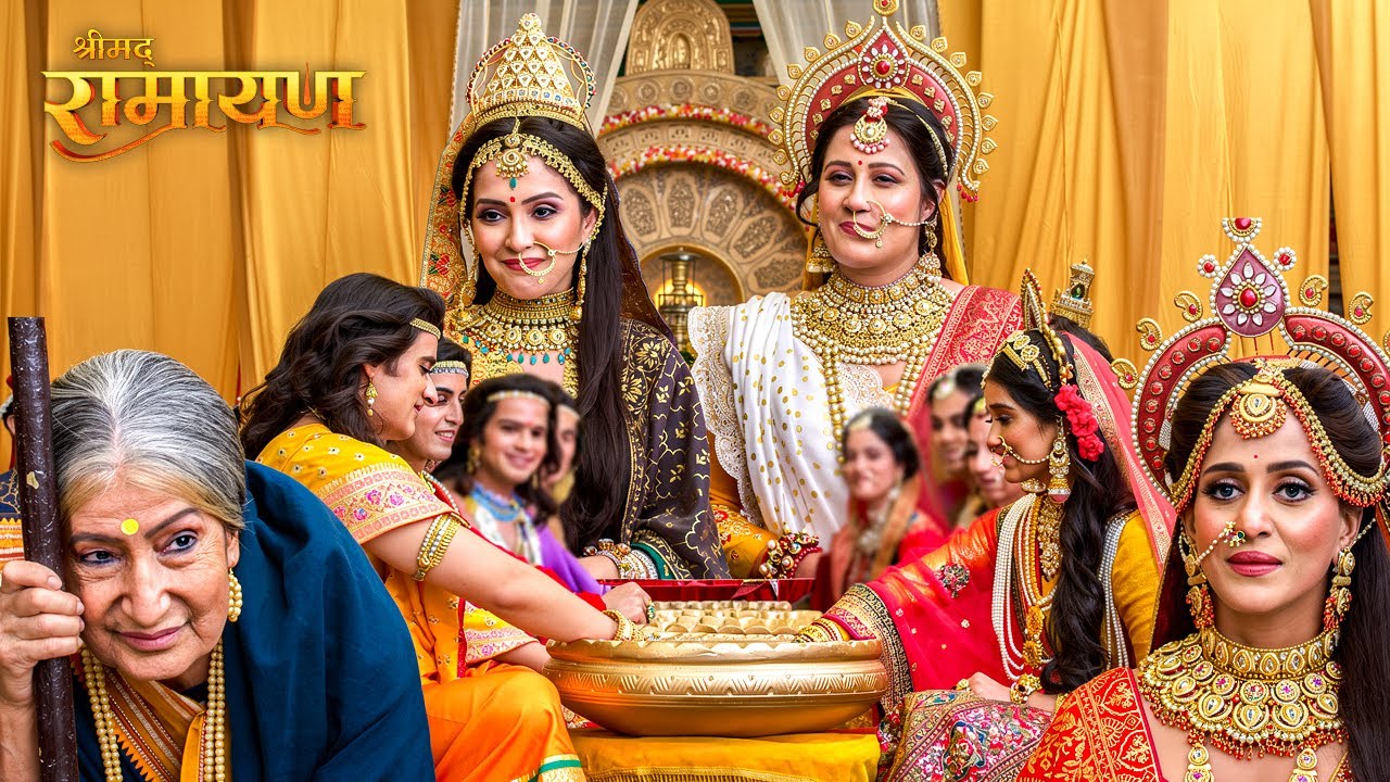 श्री राम और माता सीता ने निभाई अंगूठी खोजने की रस्म | Shrimad Ramayan | Full Episode