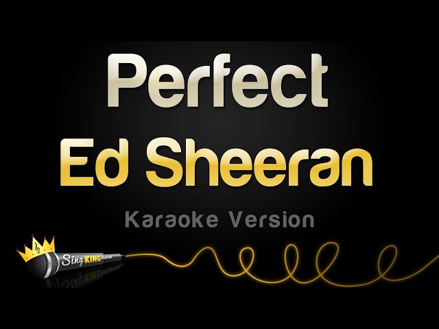 Ed Sheeran - Perfect (Karaoke Version) class=