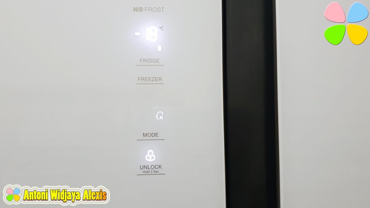 Control Panel Suhu Dingin Kulkas Hisense Side by Side