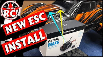 How To Install Max 6 Xmax (Hobbywing 8s Waterproof ESC) /Lets Paly RC!