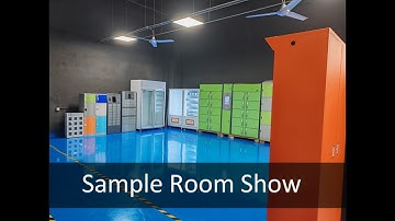 Smart Locker Sample Room Show #cabinet  #locker  #smartlocker  #factory