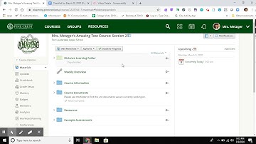 Schoology: Unpublishing a Folder