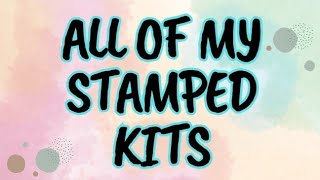 ALL Of My Stamped Cross Stitch Kits! - NimCrafts