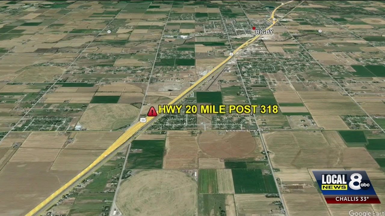 2 killed in crash on US 20 near Rigby YouTube