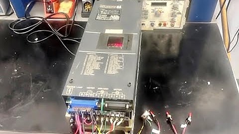 Mitsubishi Servo Drive MR SA 202 - Post Repair Testing