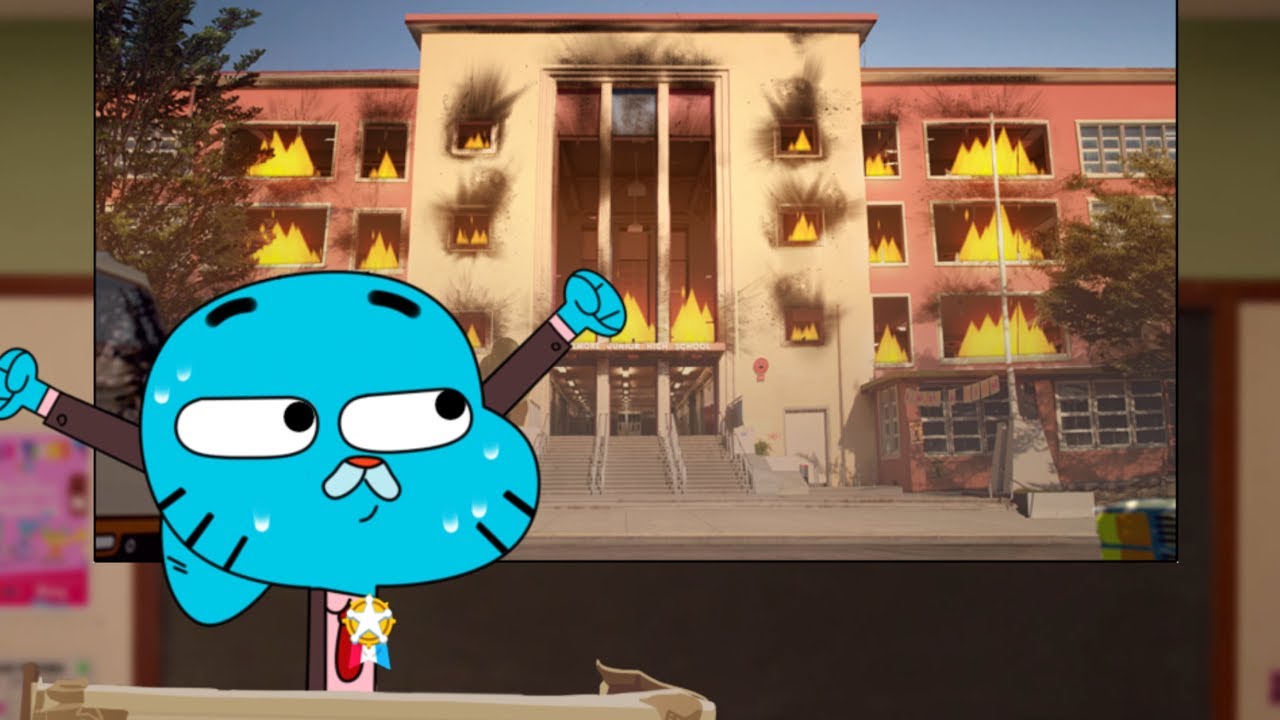 The Amazing World of Gumball Vote For Gumball What Fire? I Don't See
