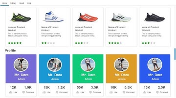 Java design modern ui using java swing drag and drop
