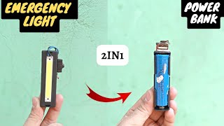 2in1 project || emergency light || emergency Power Bank || 2in1 emergency gadget