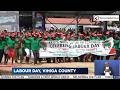 Watch amazing display by various Kenyan workers during Labour Day 2026 celebrations in Vihiga.