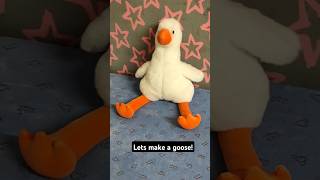 Let's make a goose plushie!
