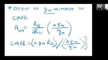 Advanced Electronics - Differential and Multistage Amplifiers - Part 2