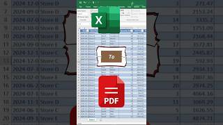 Convert Data Excel to PDF in MS Excel #skills #excel #exceltips #exceltricks #exceltutorial