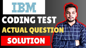 Actual Coding Questions Asked in IBM |IBM Coding Assessment | Hackerrank Test 2025 |IBM CIC Hiring