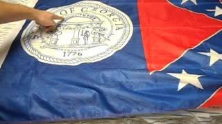 Famous The Old Georgia State Flag (1956-2001) Wealth