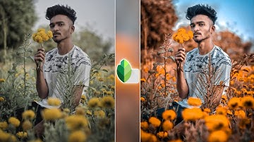 Snapseed Moody Orange Effect | Snapseed Photo Editing I Snapseed Background Color Change