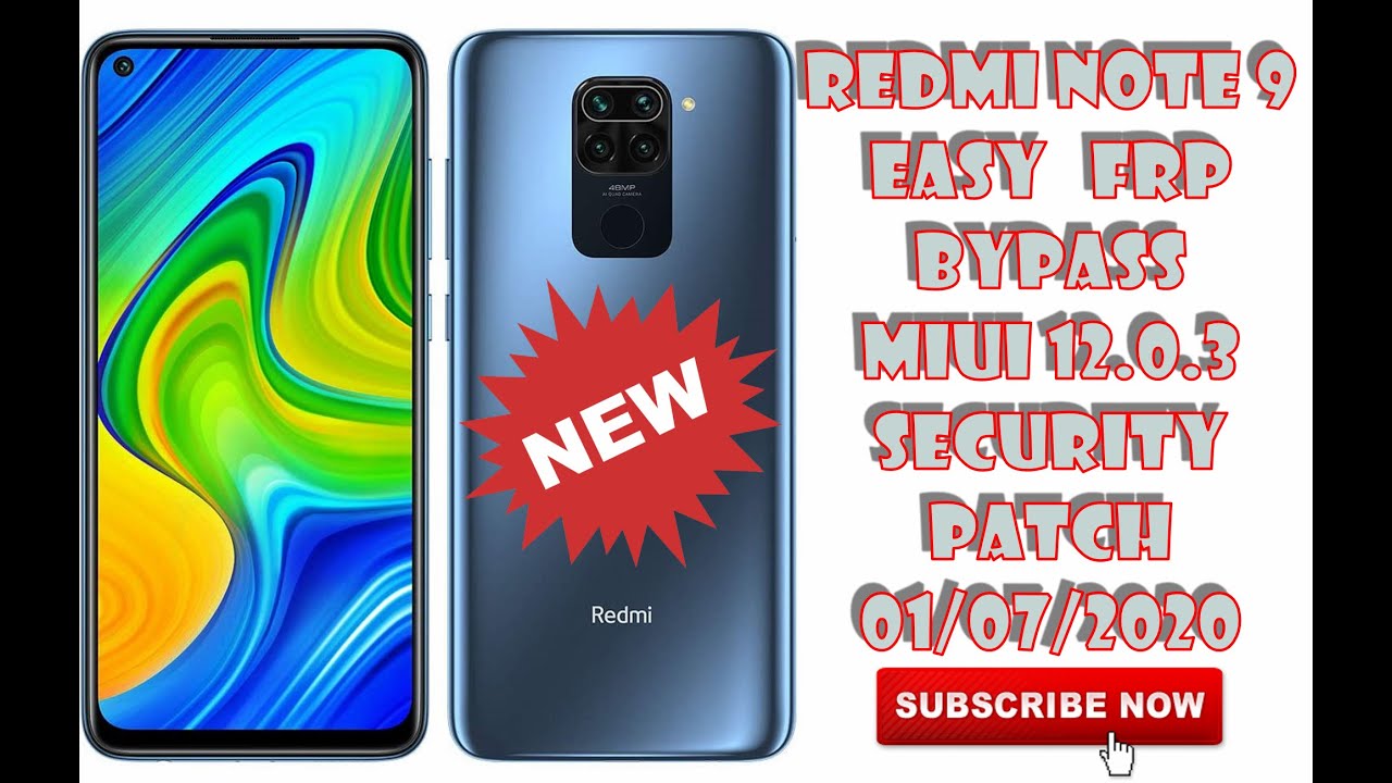 Xiaomi Redmi 9 Frp Bypass