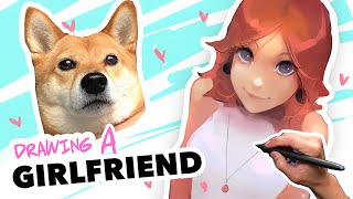 Drawing a GIRLFRIEND FOR MY DOG!