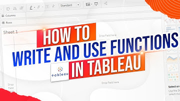 How to Use Functions in Tableau  Calculated Fields