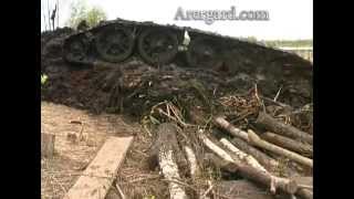 Подъем именного советского танка Т-34-76 &quot;Смелый&quot;