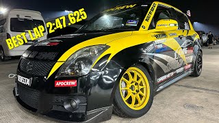 On Board Suzuki Swift Sport 1.6 Zc31 Sepang International Circuit 2Min47S Wulf Track Day 28.9.23