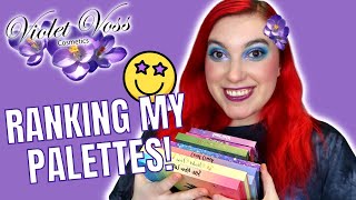 Ranking All My Violet Voss Palettes!!