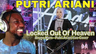 PUTRI ARIANI - Locked Out Of Heaven (Bruno Mars Cover) | REACTION