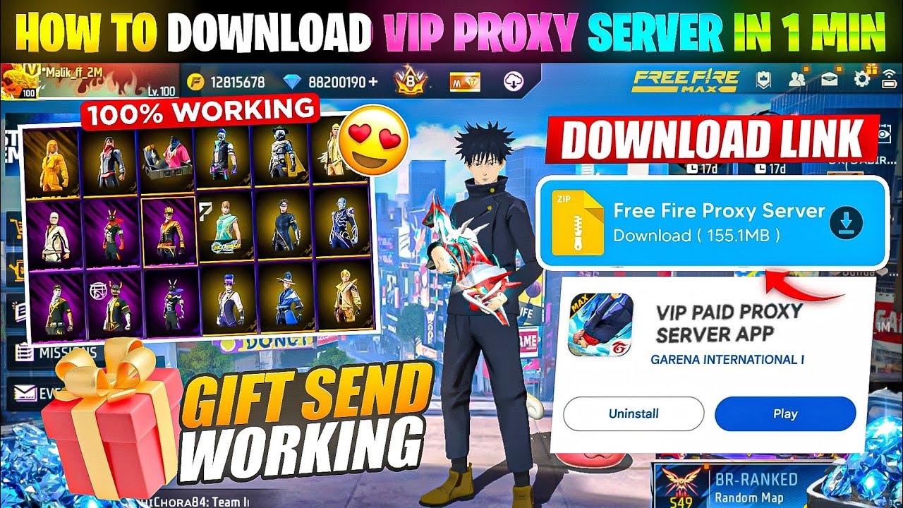 How To Download Proxy Server In Free Fire 💯😱🔥 | Free Fire Proxy Server | Proxy Server Free Fire