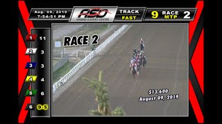 ASD - August 9, 2019 - Race 2