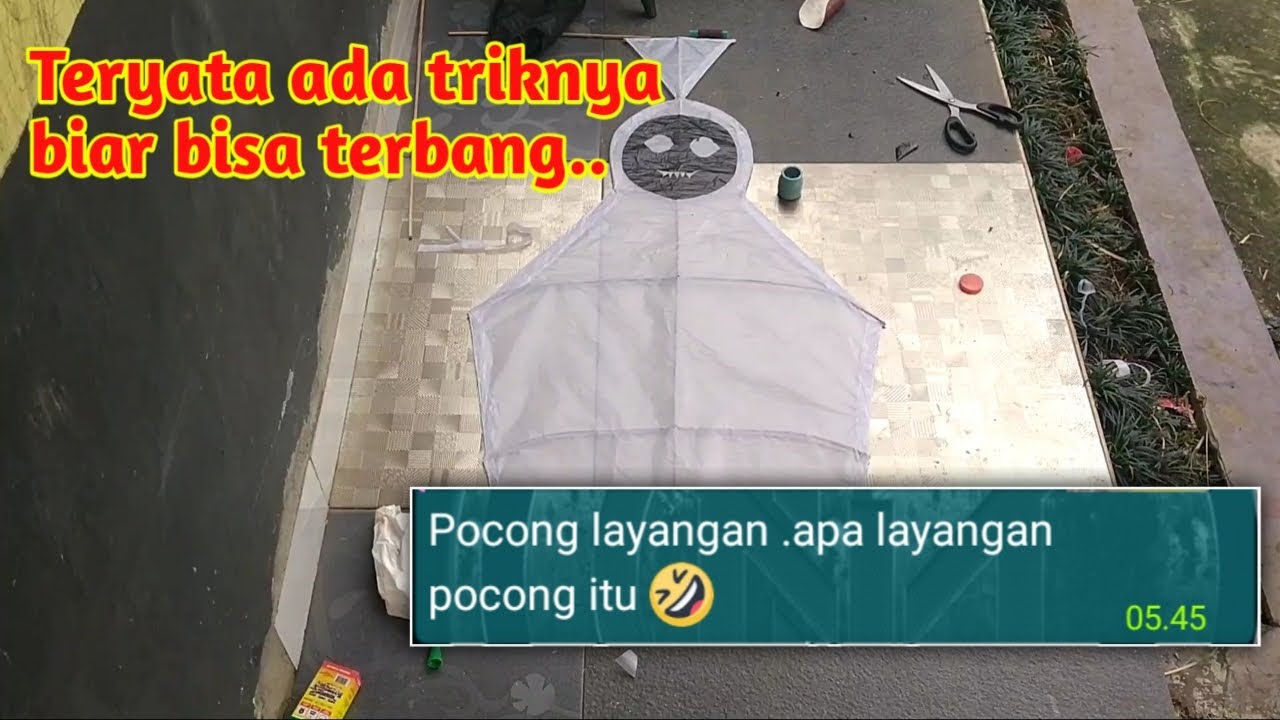  Cara  membuat  layangan  pocong YouTube