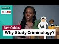 Why study criminology  college majors  college degrees  study hall