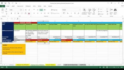 Part 10 | Workday Data Gathering Workbook - Absences