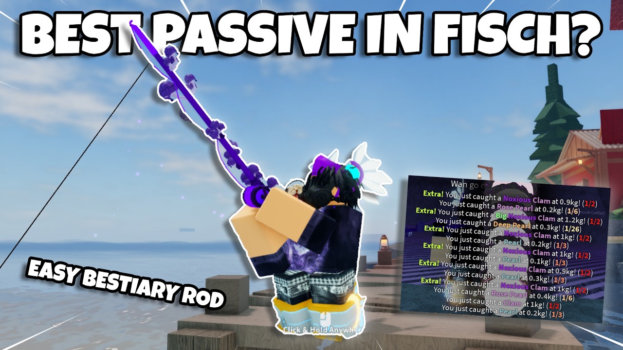 You Can AFK FISH With This Rod In Fisch... (Toxinburst Rod)