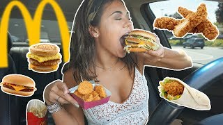 BIG MCDONALDS MUKBANG! YUM + MERCH?? | Steph Pappas