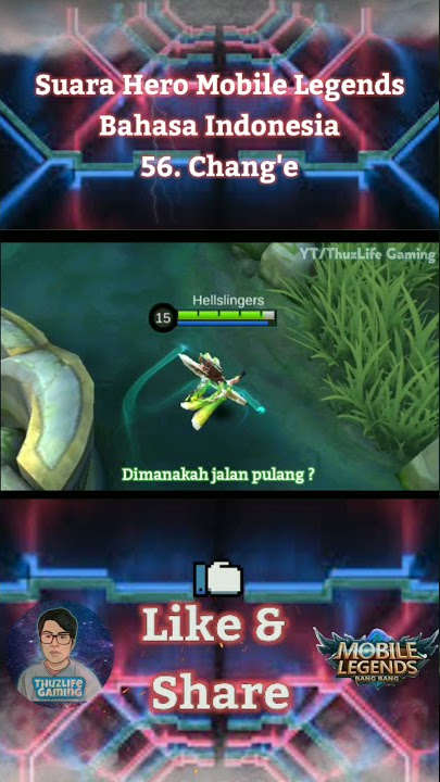 Suara Hero Chang'e Bahasa Indonesia | Mobile Legends #mobilelegendsid #shorts #mlbb