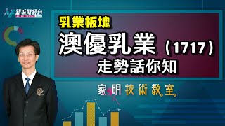家明技術教室｜澳優乳業 (1717)的走勢分析！乳業是值得投資的板塊嗎？它前景如何？｜技術走勢分析｜朱家明｜家明技術教室