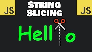 Learn JavaScript STRING SLICING in 8 minutes! ✂️