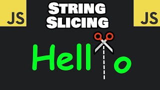 Learn JavaScript STRING SLICING in 8 minutes! ✂️