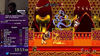 Aladdin (Sega Genesis) アラジン メガドライブ speedrun in 11:37