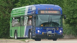 Ride On Pace Bus 2025 Gillig LF Plus HEV 35' 25526 On Rt 501 to Joliet Gateway Center (W Trip)
