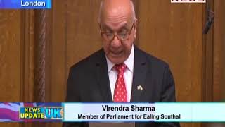 MP of Ealing  Southall Virendra Sharma in Parliament on TB