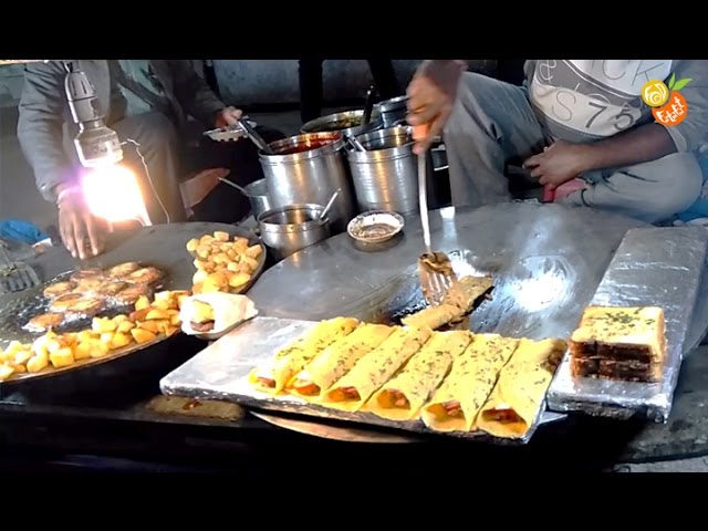 Paneer Chilla -- Amazing Cooking Skills | Street Food India | Food Fatafat