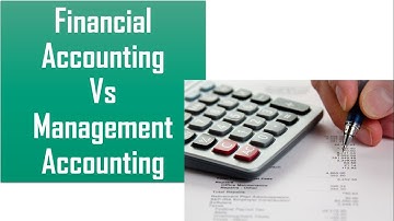 Financial Accounting Vs Management Accounting