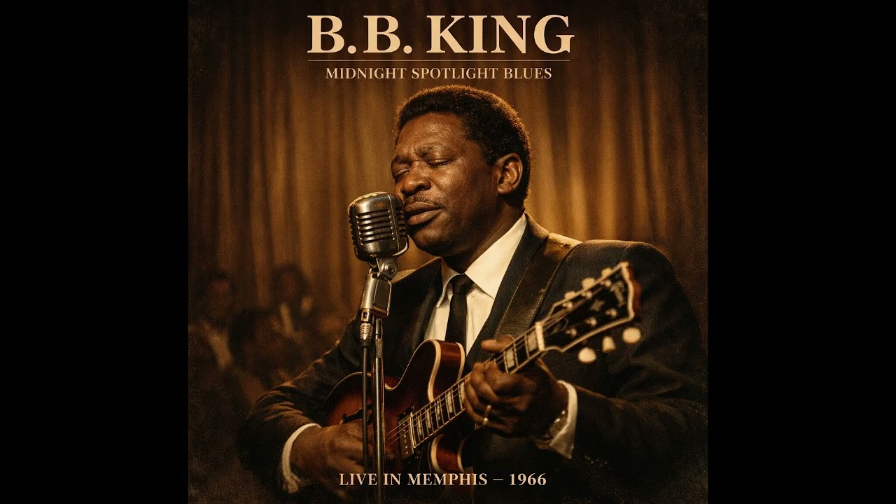 🔥 B B  King – Midnight Spotlight Blues 1966  R